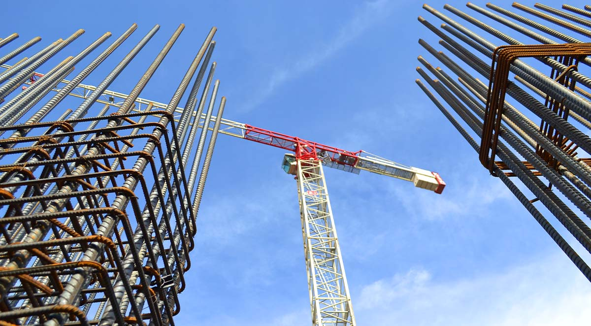 Steel Construction Using Cranes